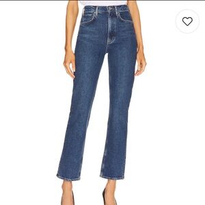 Agolde High Rise Stove Pipe Jeans - NWOT